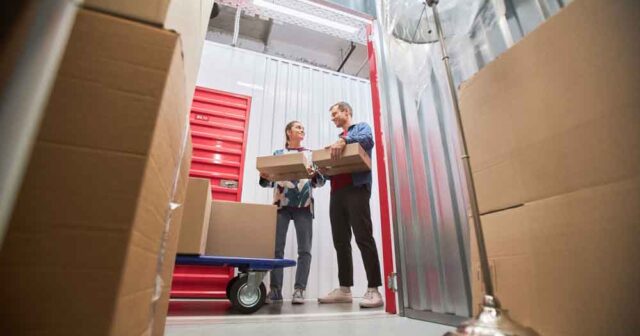 Local moving and storage solutions for temporary needs