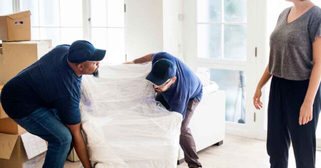 Professional movers for large furniture and specialty items