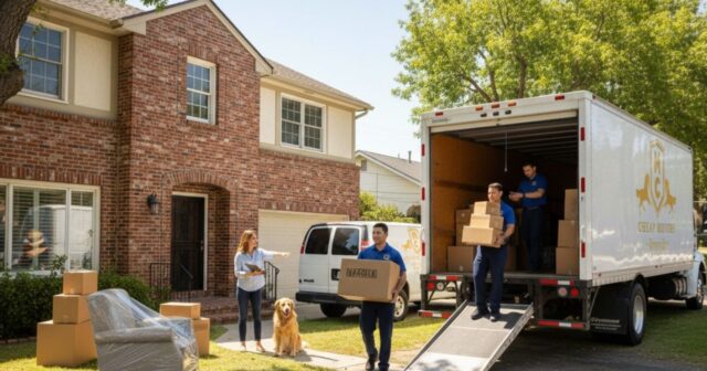 Eco-friendly office movers with sustainable packing materials